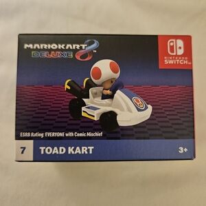Mcdonald's Mariokart 8 Toad Kart Happy meal toy